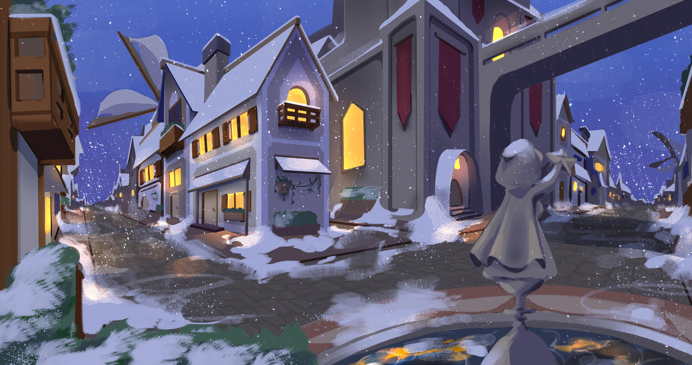 Snowy Town Snowy Town