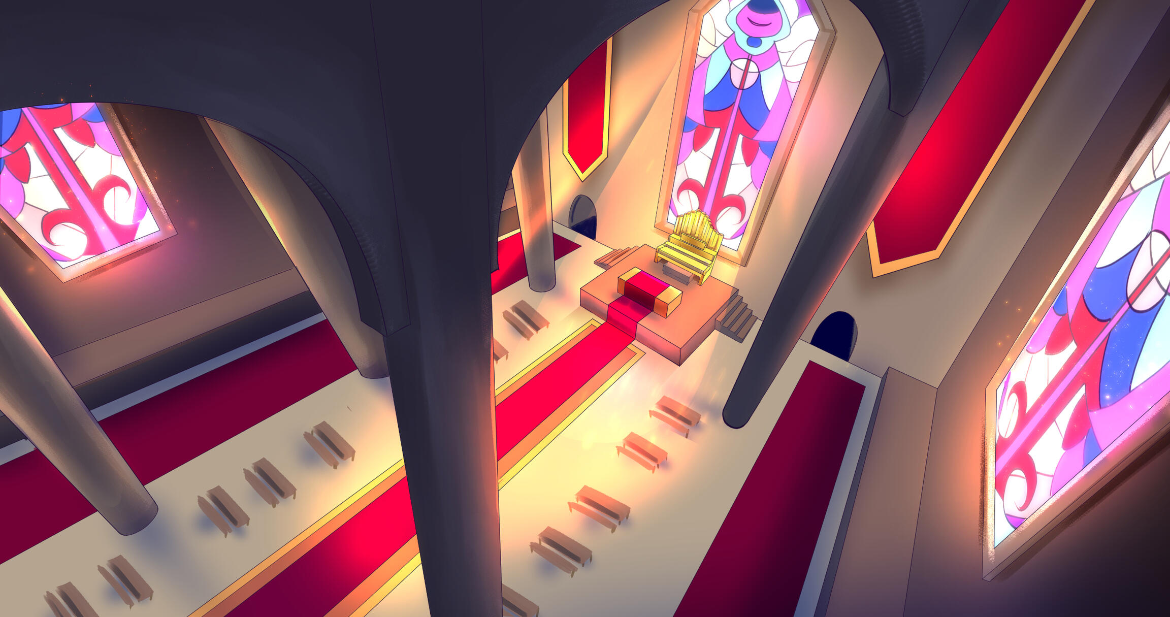 Inside the Church, Daylight